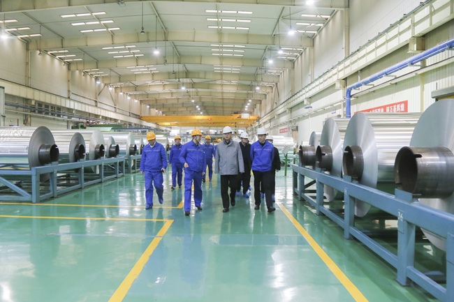 工控集團(tuán)黨委書(shū)記、董事長(zhǎng)符同欣到萬(wàn)基控股集團(tuán)調(diào)研